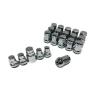 12x1.50 mm Lug Nuts and Lock Set Chrome 16 Nuts Plus 4 Locks 1 Key