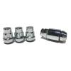 12x1.50 mm Lug Nuts and Lock Set Chrome 16 Nuts Plus 4 Locks 1 Key