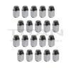 20 Piece Set Acorn Style Chrome Lug Nuts 12x1.5 Thread Pitch