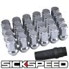 24 CHROME STEEL LOCKING HEPTAGON SECURITY LUG NUTS LUGS WHEELS/RIMS 12X1.5 L18