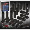 M12 X 1.5&#034; BLACK EXTENDED LOCKING WHEEL RIMS THREAD PITCH LUG NUTS KIT RACE VIP