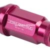 20X 50MM RIM ANODIZED WHEEL LUG NUT+ADAPTER KEY FOR IS250 IS350 GS460 PINK