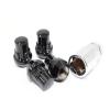 20 Black Acorn Lug Nuts Wheel Locks Combo 12x1.5 Ford Fusion C-Max Focus Escape