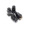 20 Black Acorn Lug Nuts Wheel Locks Combo 12x1.5 Ford Fusion C-Max Focus Escape