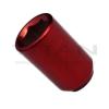 20 Piece Red Chrome Tuner Lugs Nuts | 1/2&#034; Hex Lugs | Key Included