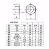 Select Size M3 - M20 304 Stainless Steel Lock Nuts Hex Self-lock Nuts