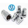 set 4 Chrome Wheel Lug Nut Lock W/Key 14x1.5mm SUV Range Rover HSE Sport LR3 LR2