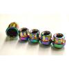 NNR OPEN ENDED SPLINE LUG NUT WHEEL LOCK SET NEO CHROME 12X1.5