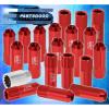 FOR HYUNDAI M12x1.5MM LOCKING LUG NUTS THREAD WHEELS RIMS ALUMINUM EXTENDED RED