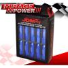 (20 PIECES) UNIVERSAL M12x1.25 ALUMINUM TUNER WHEEL LUG NUTS BLUE + LOCKING KEY