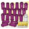 FOR BUICK M12X1.5 LOCKING LUG NUTS RACING ALUMINUM TUNER WHEEL 20PC KIT PURPLE