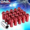 20 PCS RED M12X1.5 OPEN END WHEEL LUG NUTS KEY FOR CORVETTE MALIBU IMPALA