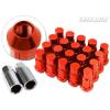 Godspeed Type4 50mm 31g FORGED RIM WHEEL LOCK LUG NUTS 12x1.5 w/ Key RED b