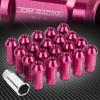 FOR CORVETTE MALIBU IMPALA 20 PCS M12 X 1.5 50MM LUG NUT+ADAPTER KEY PINK