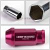 FOR CORVETTE MALIBU IMPALA 20 PCS M12 X 1.5 50MM LUG NUT+ADAPTER KEY PINK