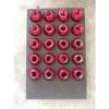 VOLK RACING RAYS STRAIGHT L42 DURA WHEELS LOCK LUG NUTS 12X1.5 1.5 RIM RED H