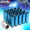 20 PCS T-6061 ALUMINUM LIGHT BLUE M12X1.5 EXTENDED WHEEL/RIM LUG NUTS KEY KIT