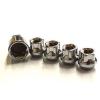 NNR OPEN ENDED SPLINE LUG NUT WHEEL LOCK SET SILVER 12X1.25