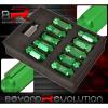 For Gmc 12X1.5Mm Locking Lug Nuts Wheels Extended Aluminum 20 Pieces Set Green