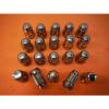 #7 Miatamecca Chrome Cap Lock Lug Nut Set