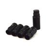 NNR LUG NUT LOCK SET STEEL BLACK WITH KEY 12X1.25 NNR-LN-WLS12125BK