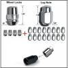 Gorilla 71733 Acorn Chrome Lug Nut and Lock System 12mm x 1.50 Thread Size