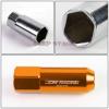 FOR CORVETTE MALIBU IMPALA 20 PCS M12 X 1.5 60MM LUG NUT+ADAPTER KEY ORANGE