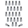 (24) 1/2&#034; Dodge Chrome Lug Nuts Bullet Bulge Style Fits Dakota Durango VIPER