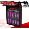 Universal 12Mmx1.5 Locking Lug Nuts Sport Racing Heavy Duty Aluminum Set Purple