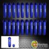 95mm Blue M12x1.5 Closed End Aluminum Drive Extended Tuner Locking Lug Nuts