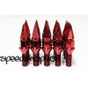 Z RACING 28mm Red SPIKE LUG BOLTS 12X1.5MM MINI COOPER 02-06 Cone Seat