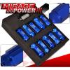 For Saturn 12X1.5 Locking Lug Nuts Track Extended Open 20 Pieces Unit Set Blue