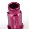 FOR DTS/STS/DEVILLE/CTS 20X ACORN TUNER ALUMINUM WHEEL LUG NUTS+LOCK+KEY PINK