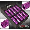 FOR HONDA 12x1.5MM LOCKING LUG NUTS DRIFTING HEAVY DUTY ALUMINUM 20PC SET PURPLE