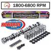 HOWARD&#039;S GM LS1 Cathedral Port 274/280 609&#034;/604&#034; 112° Cam &amp; Valve Springs Kit