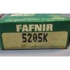 Fafnir Ball Bearing 5205K Chromium Steel 25mm Bore Double Row New