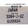 INA DOUBLE ROW BALL BEARING 3204J2Z, 3204-J-2Z,  20MM BORE, 47MM OD, 20.6MM W