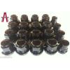 20PCS BLACK HEMI SRT8 LUG NUTS 14x1.5 C&#039;DAK ACORN LUGS &amp; LOCK COMBO