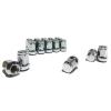 20 12x1.50 Chrome Lug Nuts and Lock Set Toyota Lexus Honda Acura