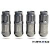 NRG 700 Series Lug Nut Lock Set 4 w/ Dust Caps  Gun Metal  M12 x 1.5mm  LN-L70GM