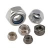 Ni-Plated/Black-Zinc/White-Zinc/Black-Ni Hex Nyloc Lock Nuts M2 M2.5 M3 M4 M5 M6