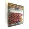 ZERG OPEN END SPLINE TUNER LOCK LUG NUTS Honda Acura 12X1.5 Red