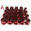 20PCS RED HEMI SRT8 LUG NUTS 14x1.5 C&#039;DAK ACORN LUGS &amp; LOCK COMBO ANTHONY KALI