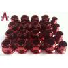 20PCS RED HEMI SRT8 LUG NUTS 14x1.5 C&#039;DAK ACORN LUGS &amp; LOCK COMBO ANTHONY KALI