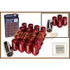 VOLK RACING RAYS STRAIGHT L42 DURA WHEELS LOCK LUG NUTS 12X1.5 1.5 RIM RED M