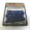 ZERG OPEN END SPLINE TUNER LOCK LUG NUTS Honda Acura 12X1.5 Blue