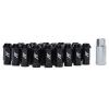 MISHIMOTO Aluminum Locking Lug Nuts 12x1.5 Black 20pcs