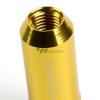 20X RACING RIM EXTENDED ACORN TUNER  WHEEL LOCK LUG NUTS+1X ADAPTER KEY GOLD