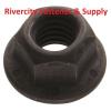 (100) 1/4-20 Grade 8 All Metal Flange Lock Nut / Wiz Nuts 100 pcs