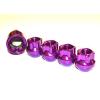 NNR OPEN ENDED SPLINE LUG NUT WHEEL LOCK SET PURPLE 12X1.5 NNR-LN-WLOS1215PR